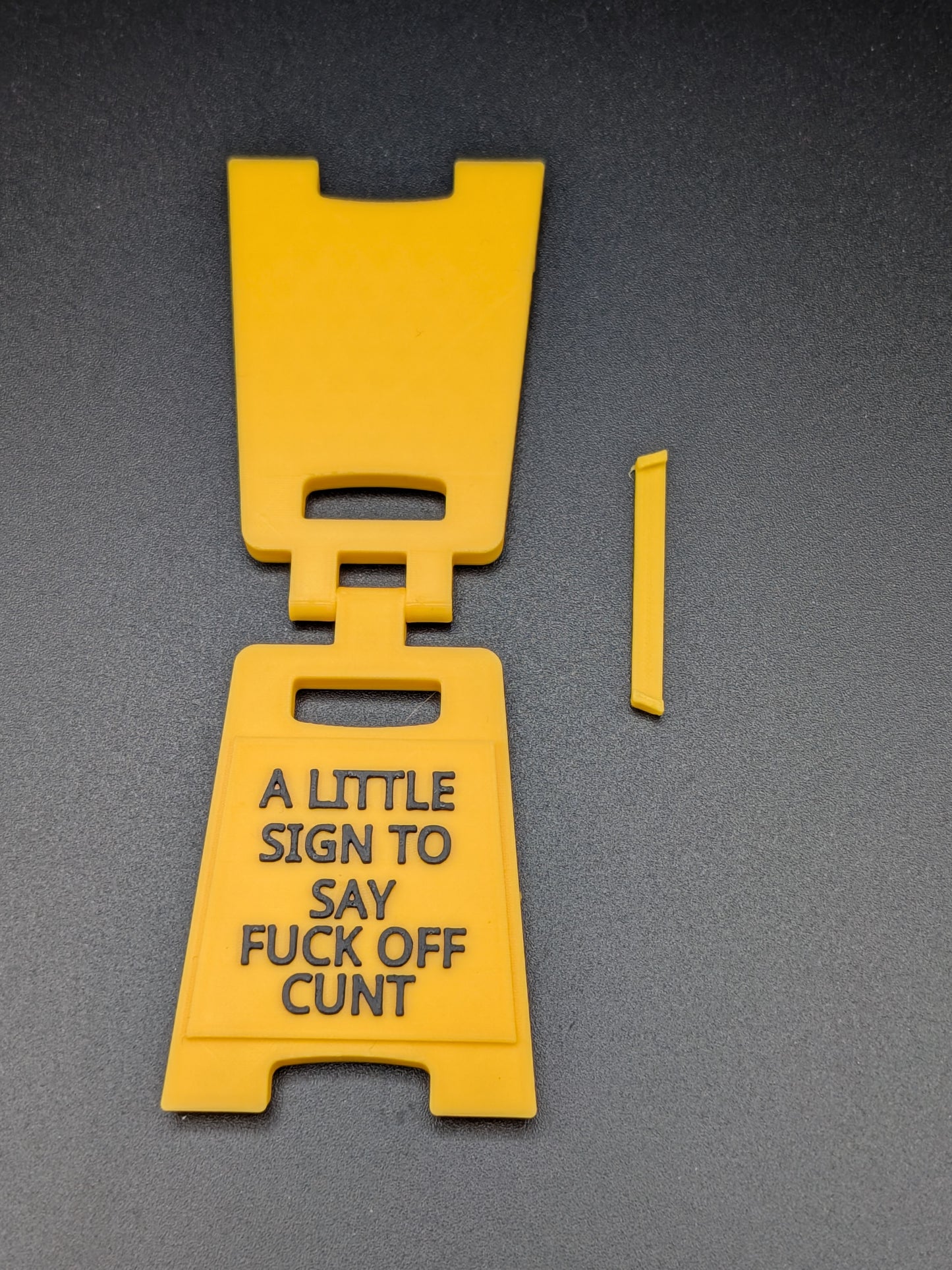 Fuck off Cunt A-Frame Sign