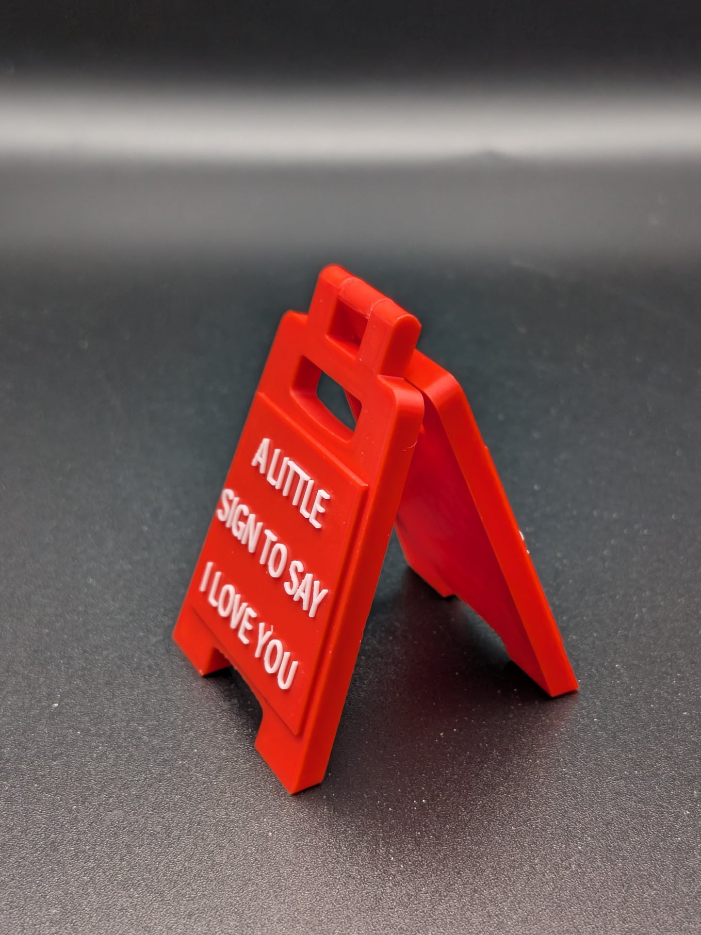 A-Frame Sign "ILY" "I Love You"