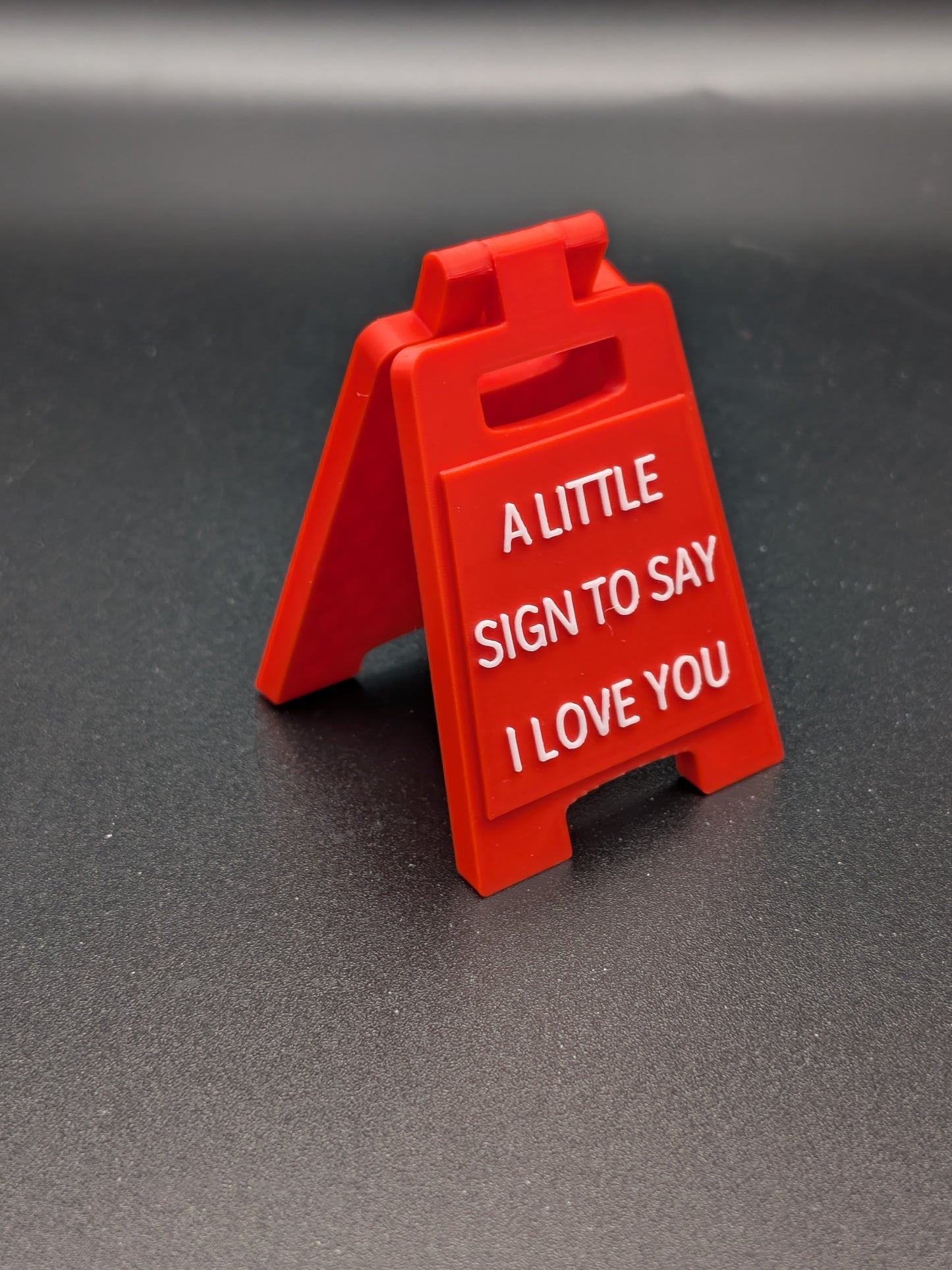 A-Frame Sign "ILY" "I Love You"