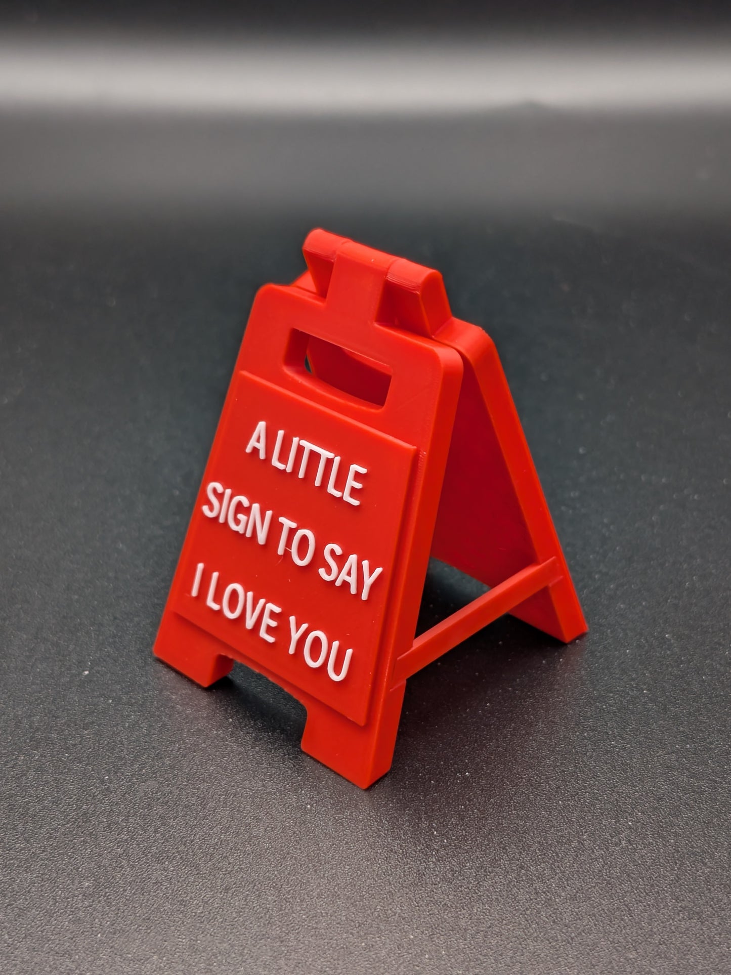 A-Frame Sign "ILY" "I Love You"